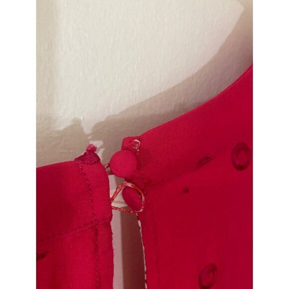 Anthropologie Women's Wrap Pink/Red Bohemian Romper - Small - Picture 3 of 13